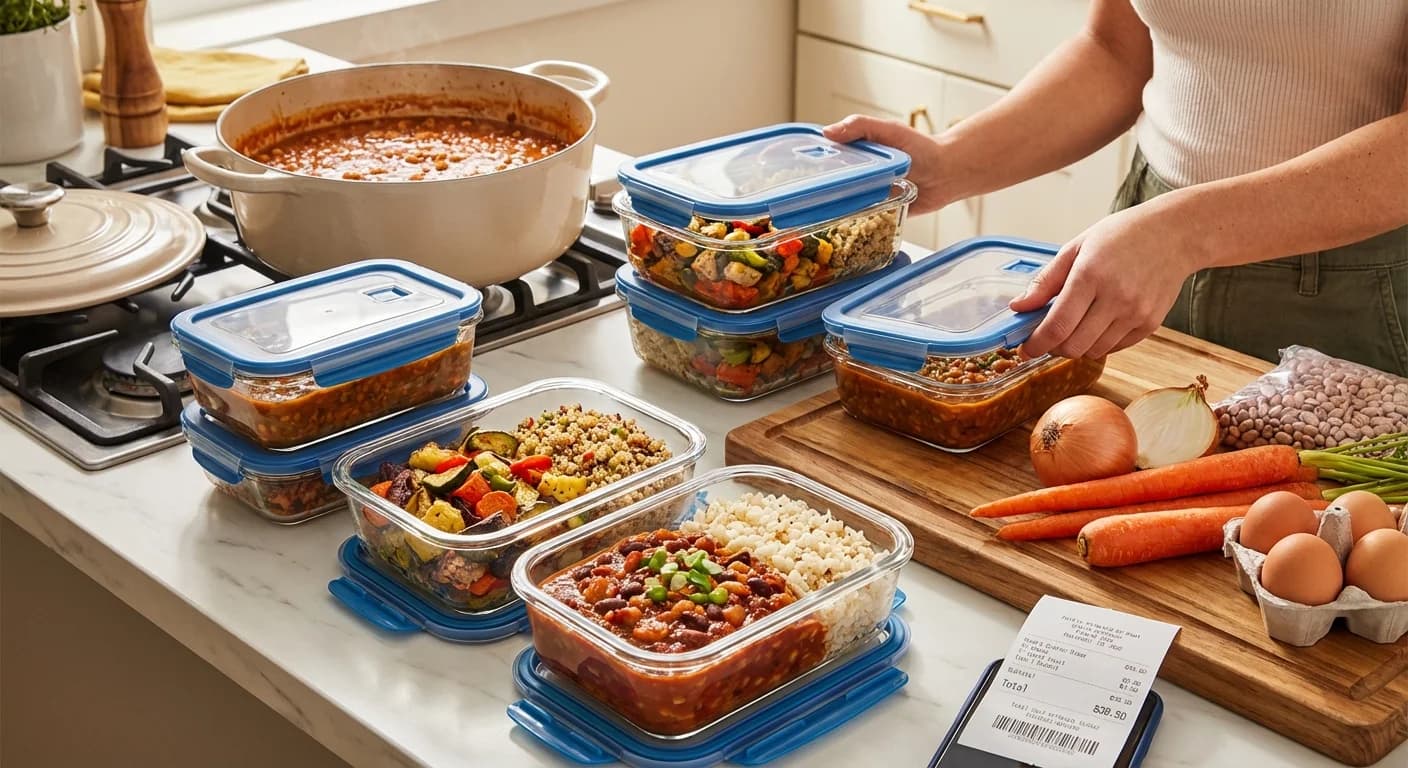 Batch Cooking on a Budget: Cook Once, Eat All Week for Under $40