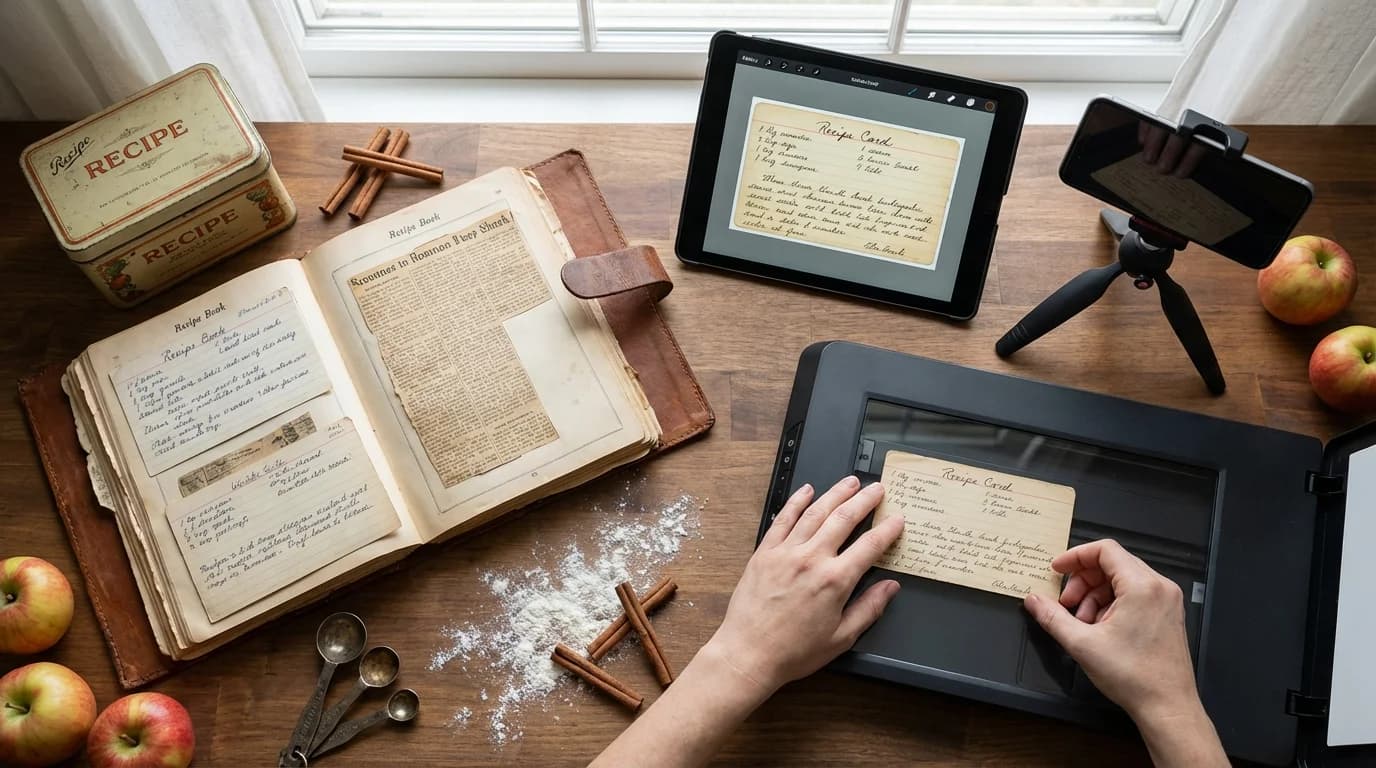 How to Digitize Family Recipes: A Complete Guide to Preserving Your Culinary Heritage