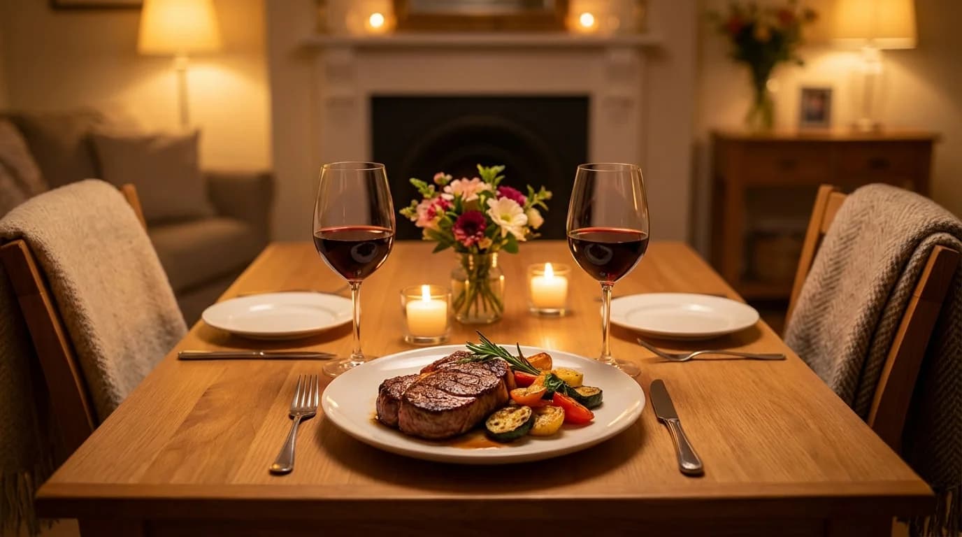 Romantic Dinner for Two at Home: 30 Easy Restaurant-Quality Recipes
