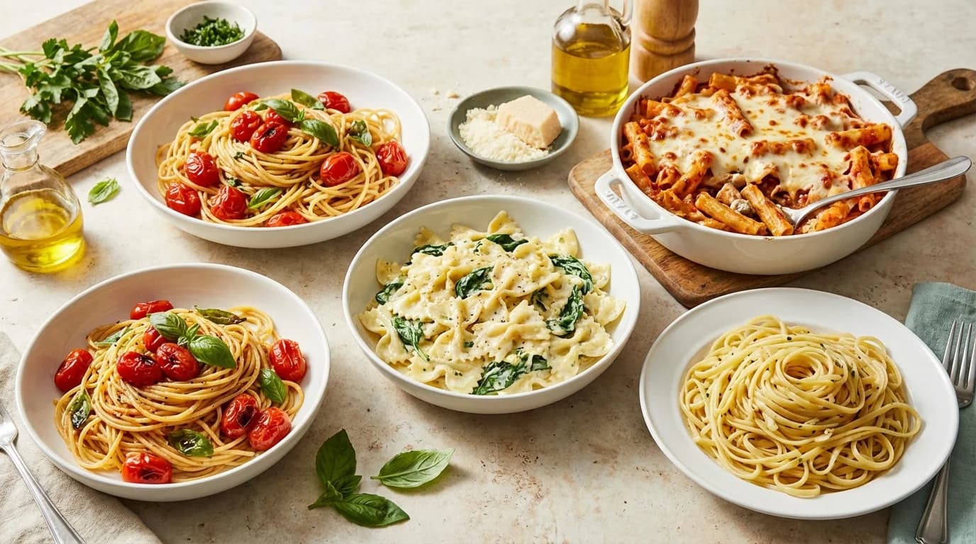 Easy Pasta Recipes: 35 Quick Weeknight Favorites