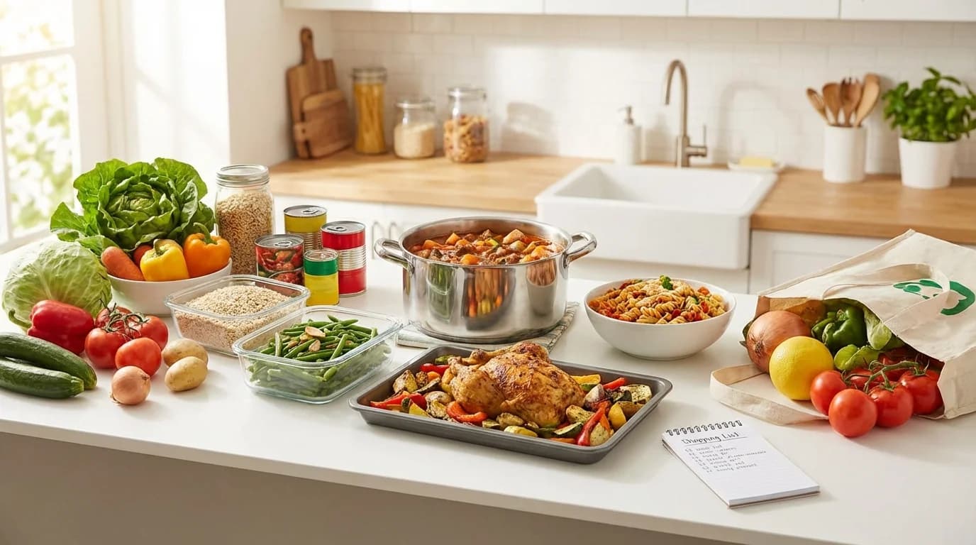 Feeding a Family of 4 on $50 a Week: Complete Meal Plan and Shopping List