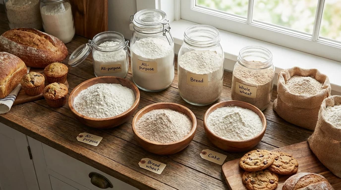 Flour Types for Baking: The Complete Guide to Choosing the Right Flour
