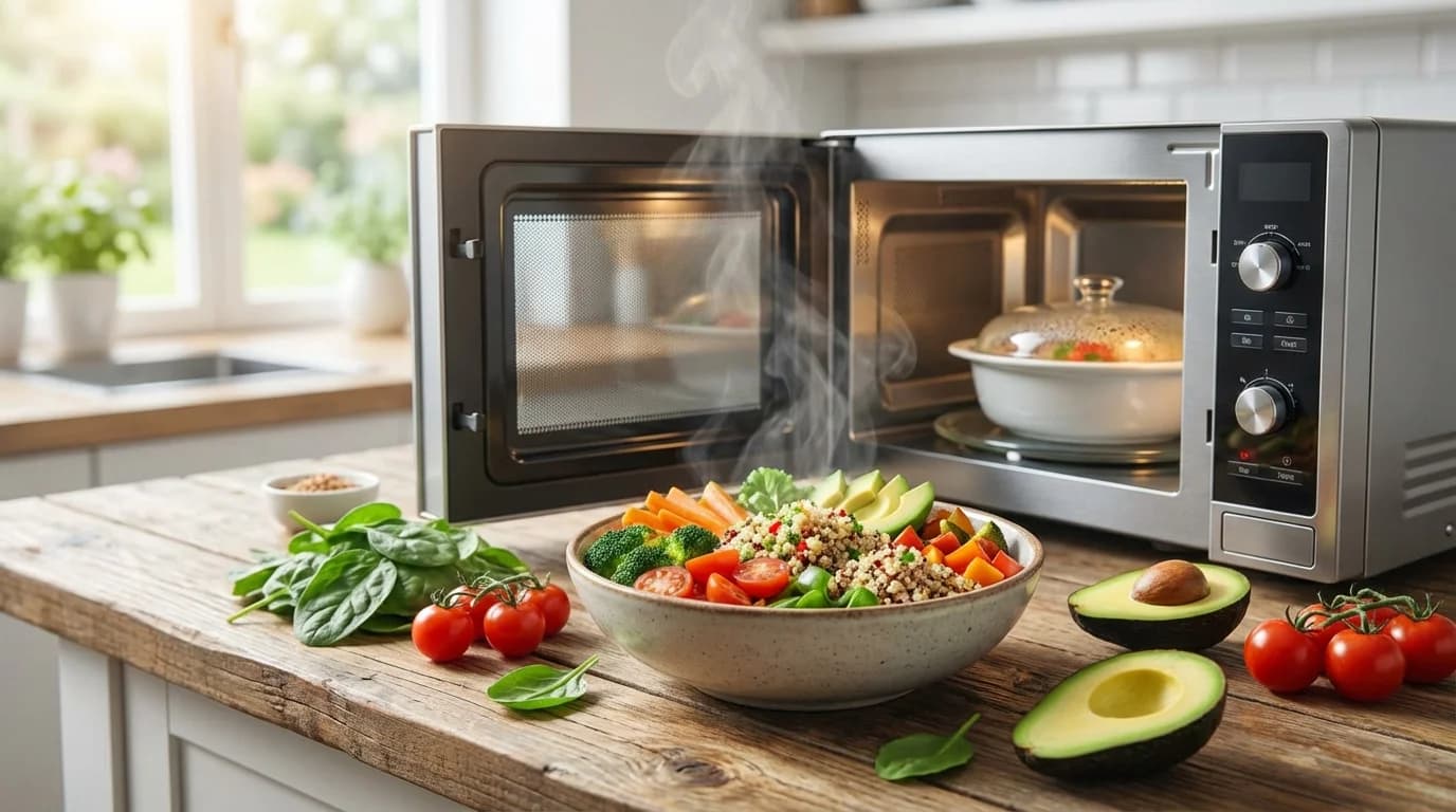 Healthy Microwave Meals: 20 Quick Recipes Beyond Frozen Dinners