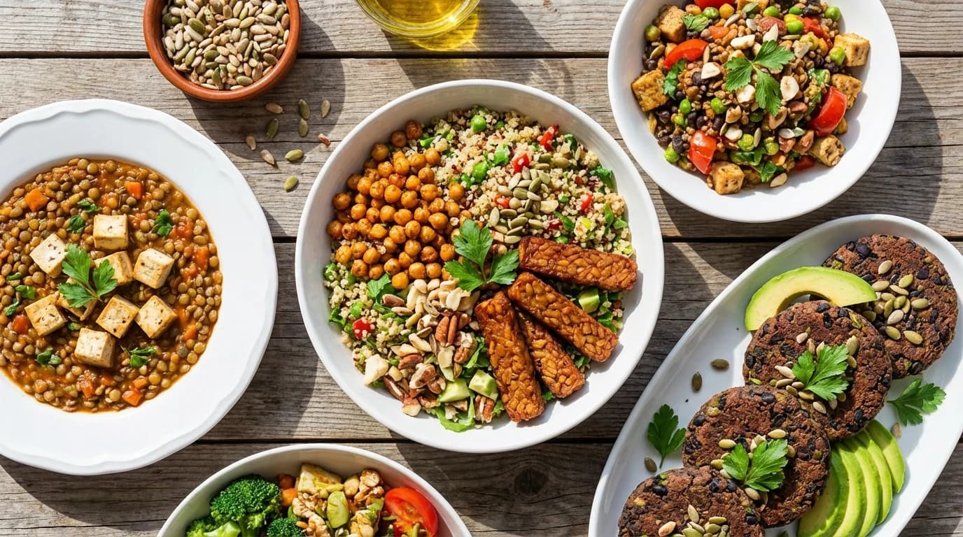 High-Protein Plant-Based Meals: 25 Recipes with 20g+ Protein