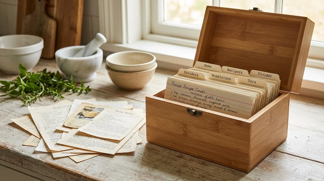 Recipe Box Organization Ideas: Transform Your Recipe Collection from Chaos to Calm