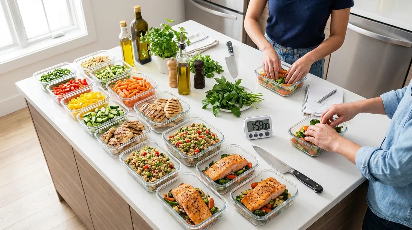 Sunday Meal Prep in 2 Hours: Master Your Week of Meals Fast