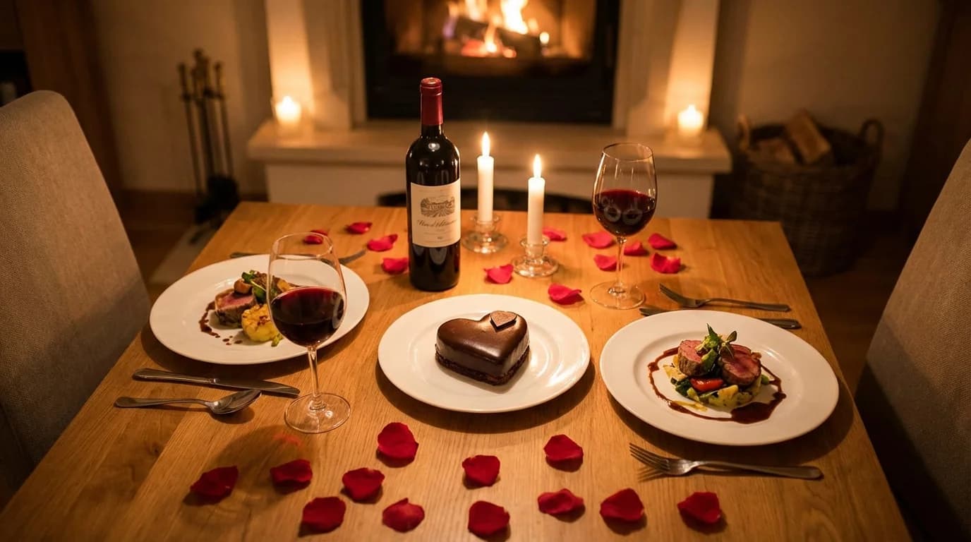 Romantic Valentine's Day Dinner at Home: Complete Menu & Guide