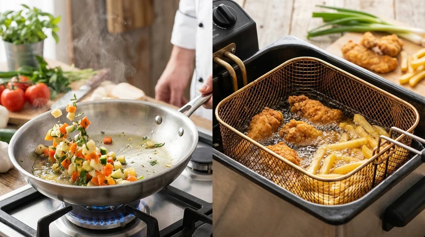 Sautéing vs Frying: Understanding the Key Differences