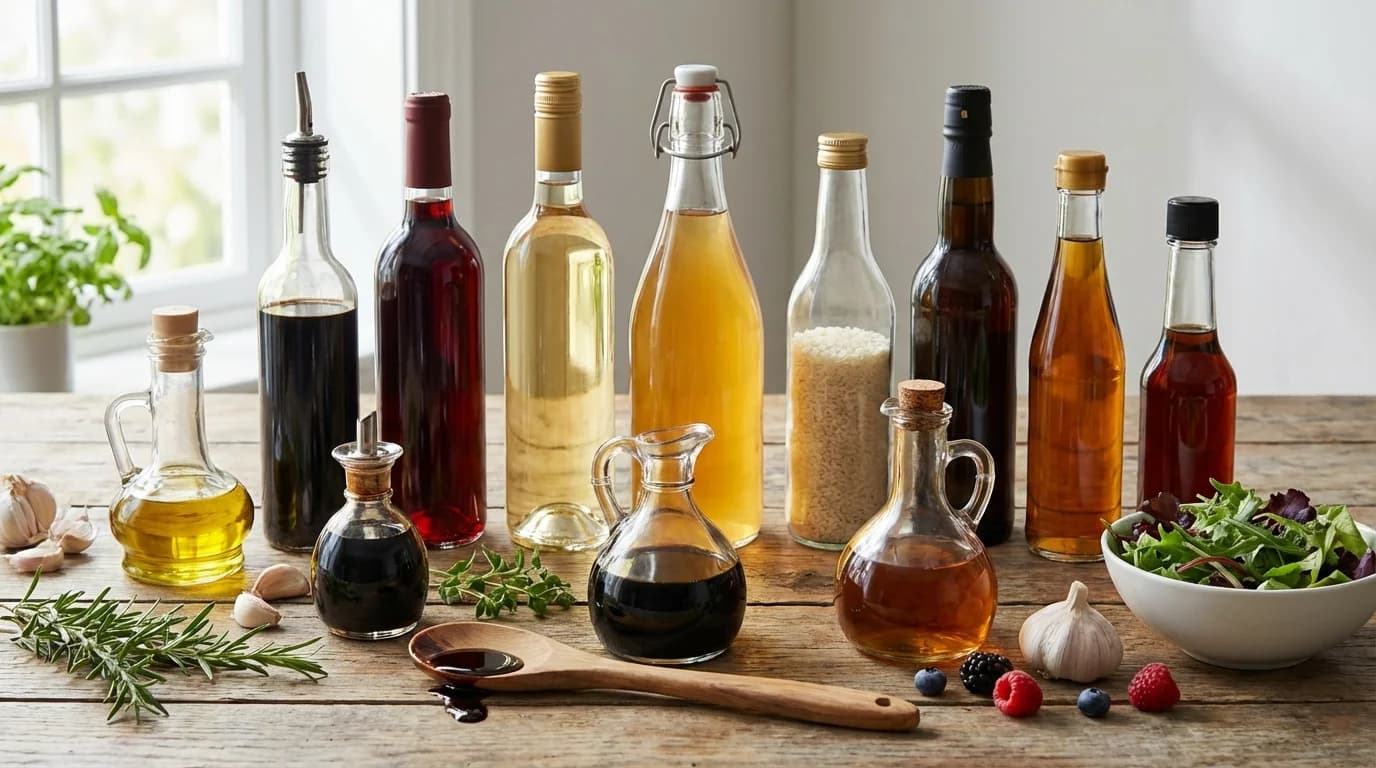 Vinegar Types and Uses in Cooking: The Complete Guide to Every Vinegar